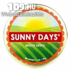 Sunny Days - Leheletfrissítő és emésztéssegítő cukormentes cukorka 6x60 gr